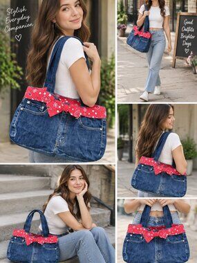 $19 sale Handmade upcycled denim purse from Levi’s western boho PURSE-SALE $60